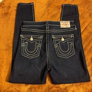 ✨Halle High Rise Super Skinny True Religion Jeans✨